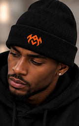About Millions Orange Cuff Beanie