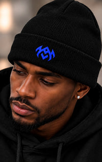 About Millions Royal blue Cuff Beanie