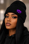 About Millions Purple Cuff Beanie