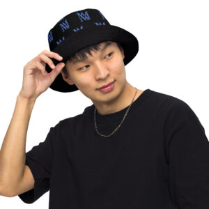 Young man wearing black bucket hat
